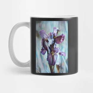 purple flower painting Mug